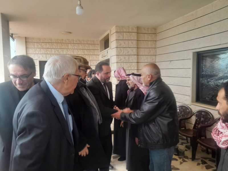 زار الأمين العام لحزب البعث العربي الإشتراكي على رأس وفدٍ من قيادات الحزب بلدة قب الياس