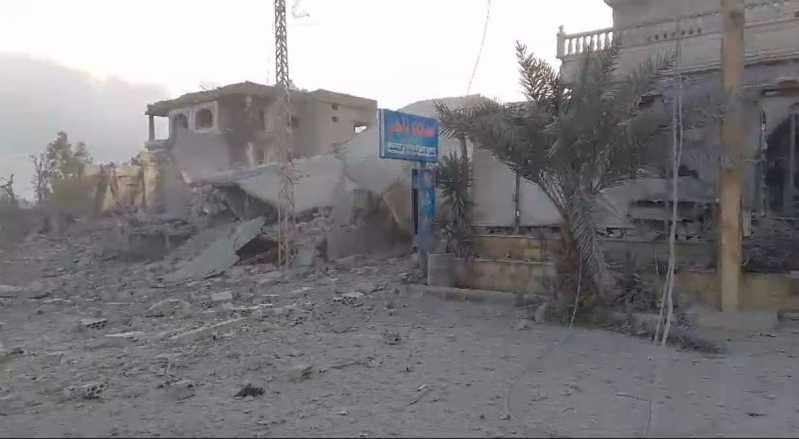 الطيران الحربي المعادي يشنّ غارة جوية بالصواريخ استهدفت بلدة بيت ياحون