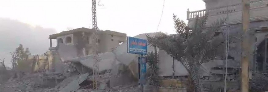الطيران الحربي المعادي يشنّ غارة جوية بالصواريخ استهدفت بلدة بيت ياحون