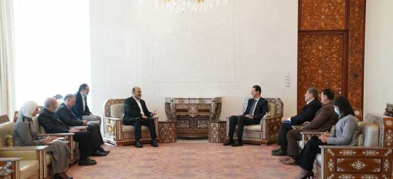 الأسد يستقبل قاسمي وبحث للعلاقات السورية الإيرانية.