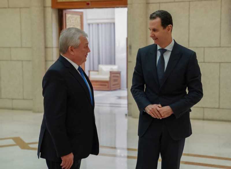 الرئيس الأسد يستقبل اليوم ألكسندر لافرنتييف المبعوث الخاص للرئيس الروسي فلاديمير بوتين والوفد المرافق له.