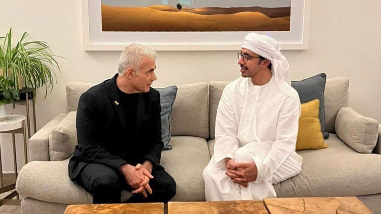 وزير الخارجية الإماراتي يلتقي زعيم المعارضة في 