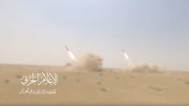 المقاومة الإسلامية في العراق تستهدف ميناء حيفا بصاروخ 
