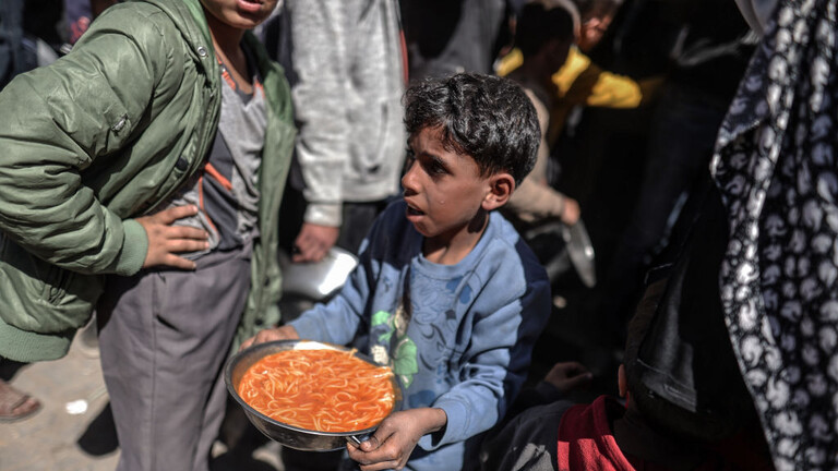 اليونيسيف: 600 ألف طفل في رفح جنوب قطاع غزة يعانون من الجوع والخوف