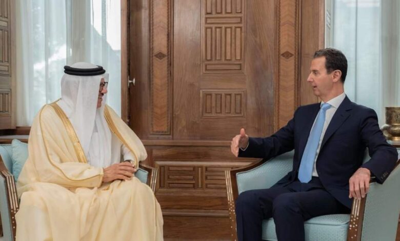 الرئيس “الأسد” يستقبل وزير خارجية مملكة البحرين “عبد اللطيف بن راشد الزياني”