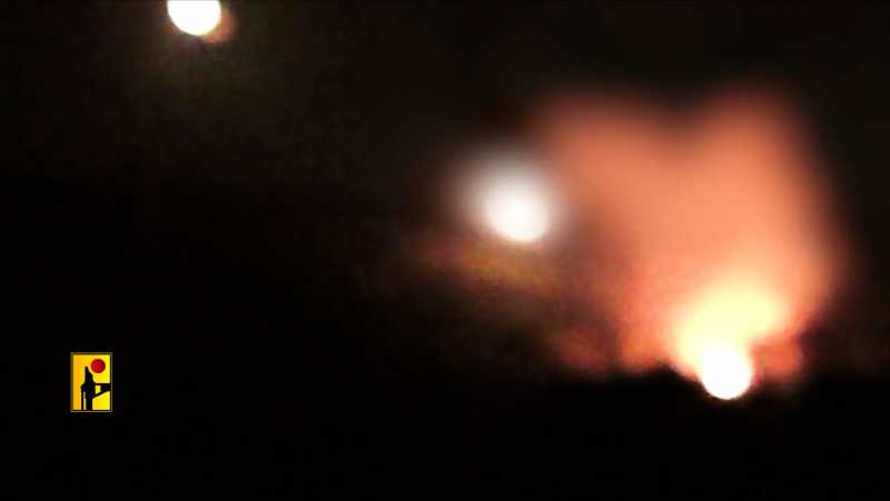 بالفيديو... مشاهد من استهداف المقاومة مستوطنة ميرون بعشرات الصواريخ