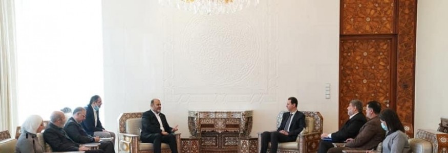الأسد يستقبل قاسمي وبحث للعلاقات السورية الإيرانية.