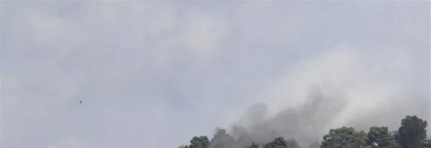 شاهد انفجار صواريخ اعتراضية في أجواء قرى حدودية في القطاع الغربي من جنوب لبنان